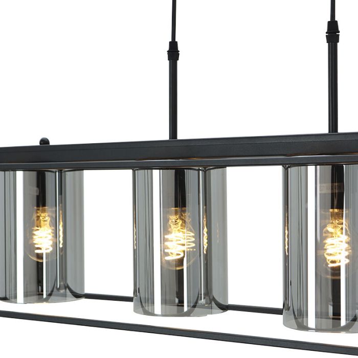 Moderne Pendelleuchte Schwarz, Jessa