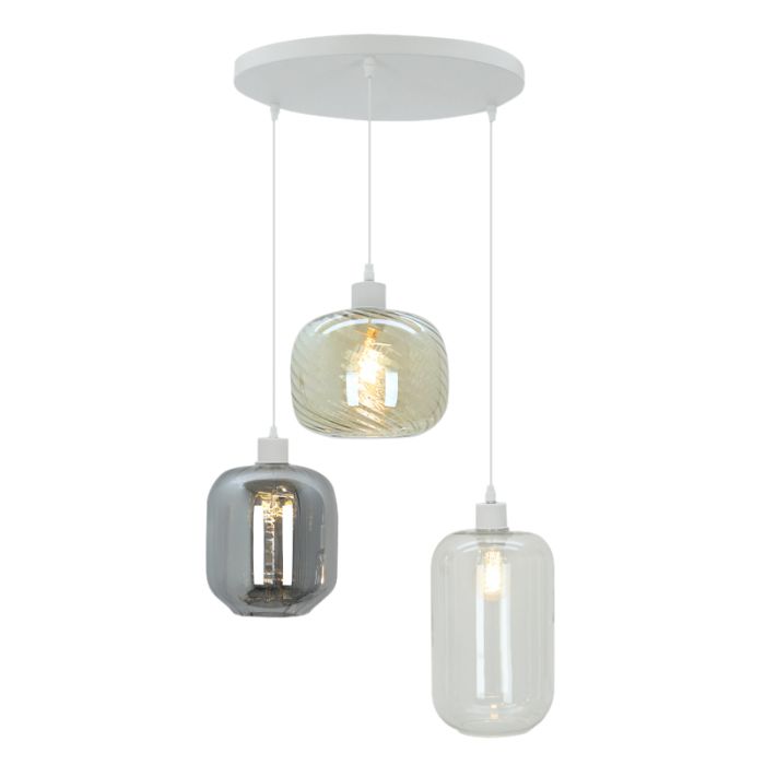 Design Pendelleuchte Transparent, Mannus