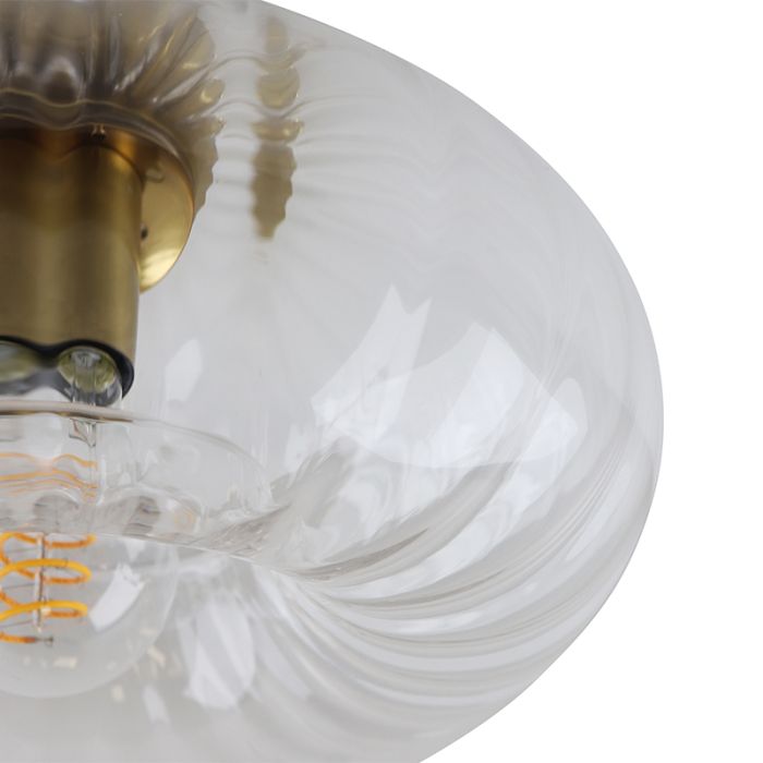Retro Deckenleuchte Transparent, Diane