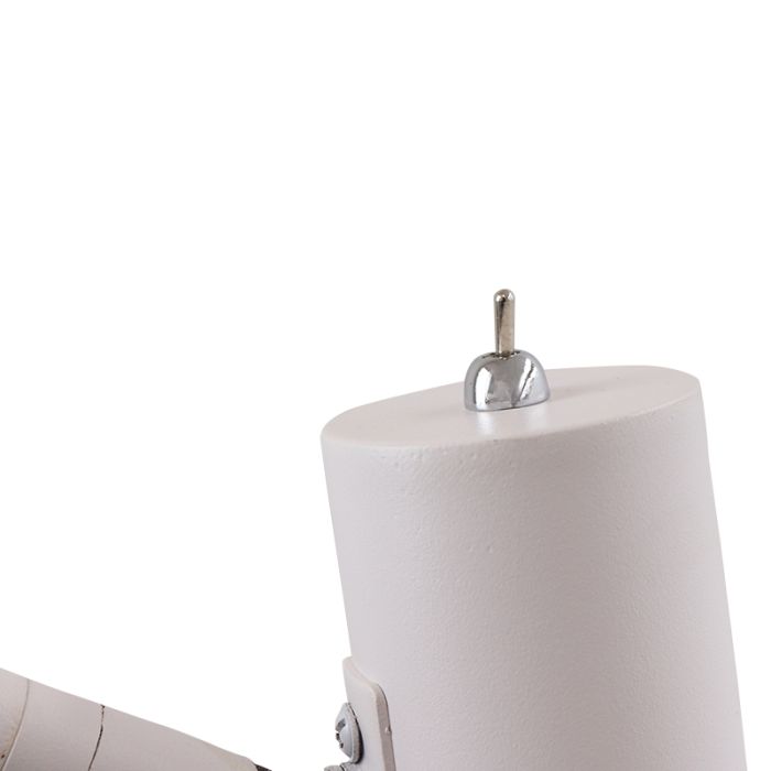 Moderne Stehlampe Weiß, Carlos, mit Schalter