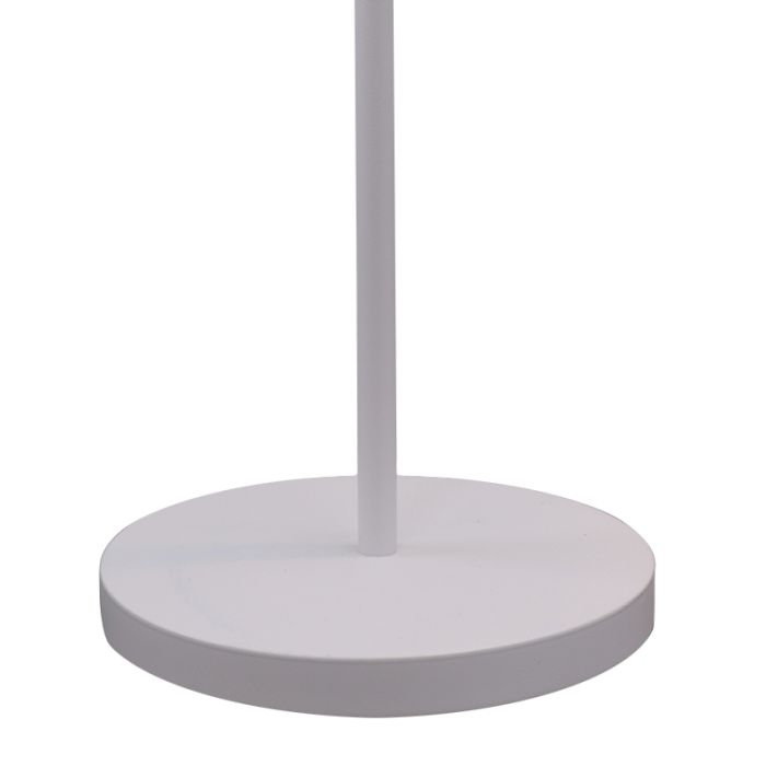 Moderne Stehlampe Weiß, Carlos, mit Schalter