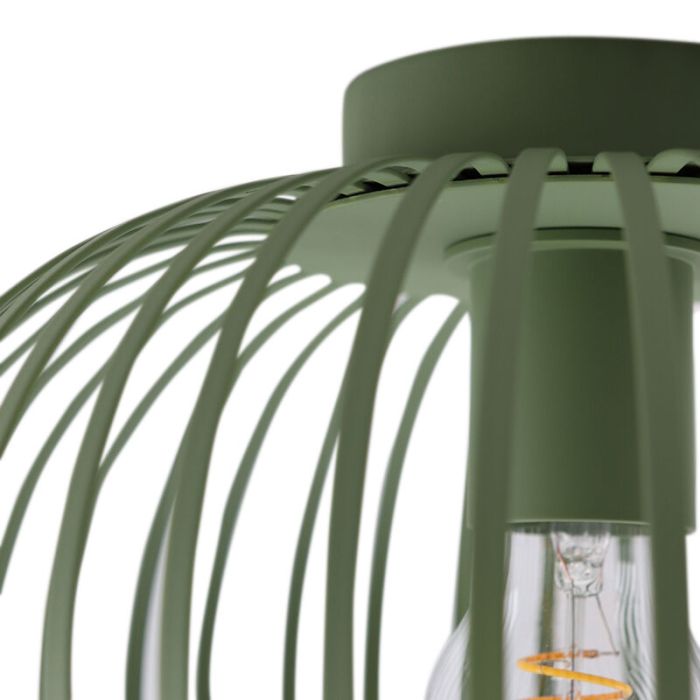 Industrielle Deckenlampe Grün, Lieve
