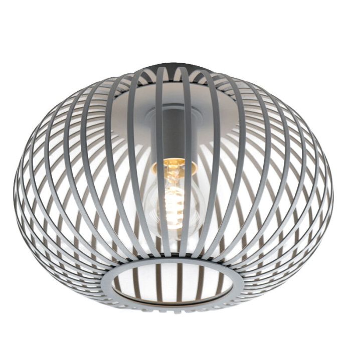 Industrielle Deckenlampe Grau, Lieve