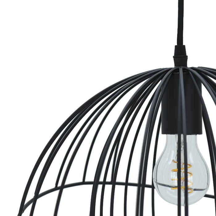 Moderne Pendelleuchte Schwarz, Jolien