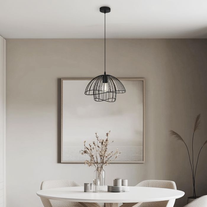 Moderne Pendelleuchte Schwarz, Jolien