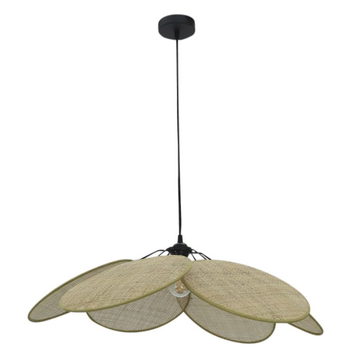 Rattan Pendelleuchte Braun, Rowen