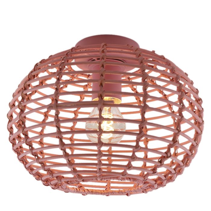 Rattan Deckenleuchte Rosa, Roza
