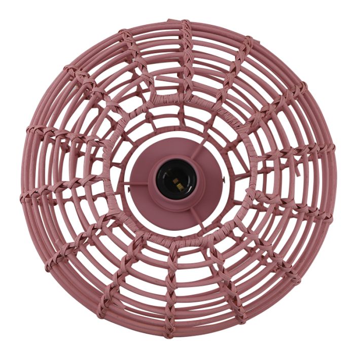 Rattan Deckenleuchte Rosa, Roza