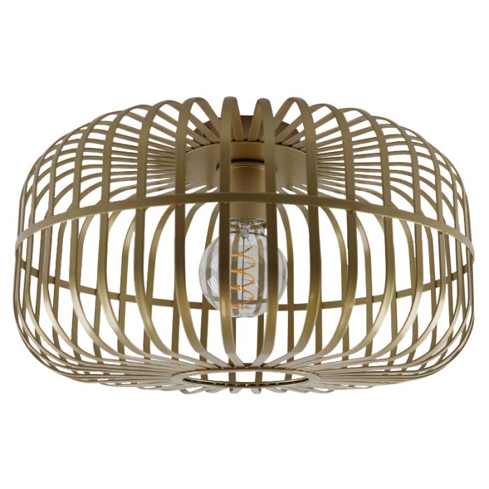 Industrielle Deckenleuchte Gold, Tobi