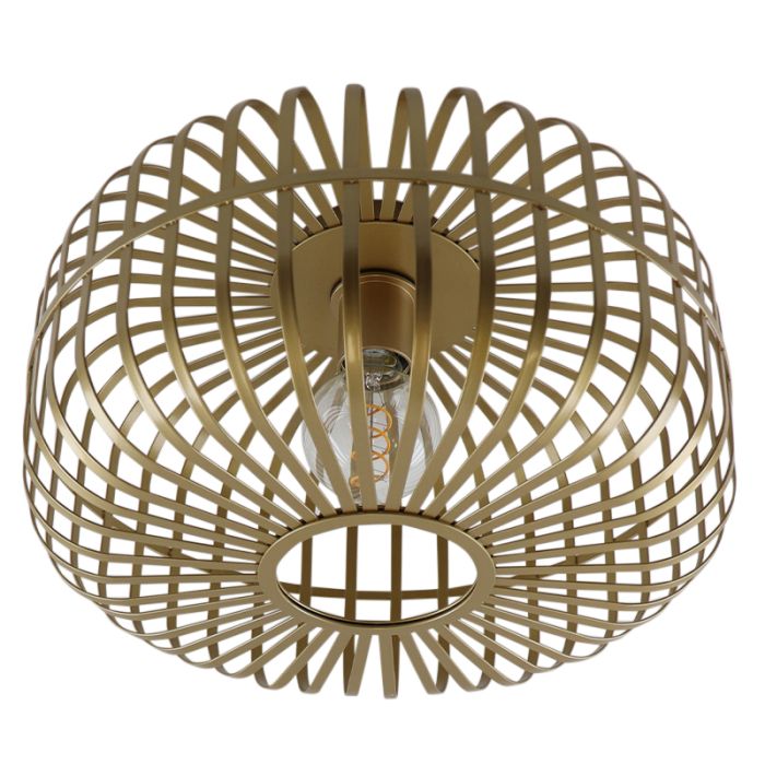 Industrielle Deckenleuchte Gold, Tobi