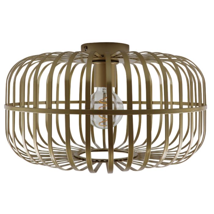 Industrielle Deckenleuchte Gold, Tobi