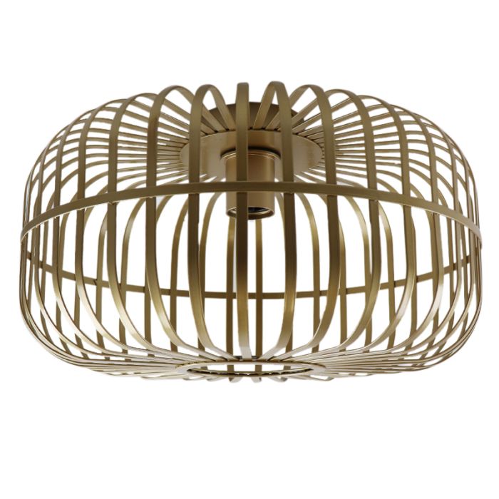 Industrielle Deckenleuchte Gold, Tobi