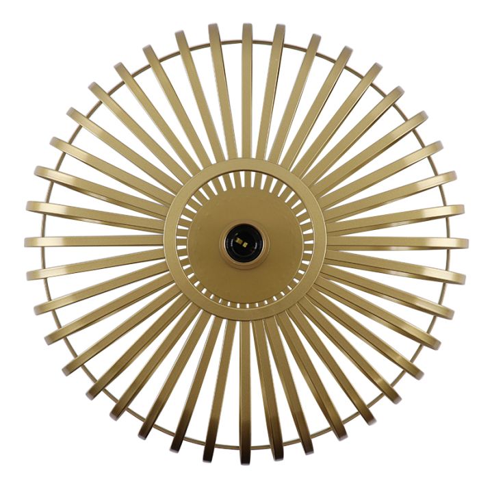 Industrielle Deckenleuchte Gold, Tobi