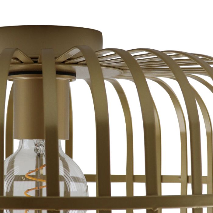 Industrielle Deckenleuchte Gold, Tobi