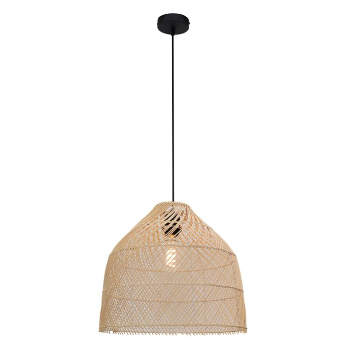 Rattan Pendelleuchte Braun, Marcia