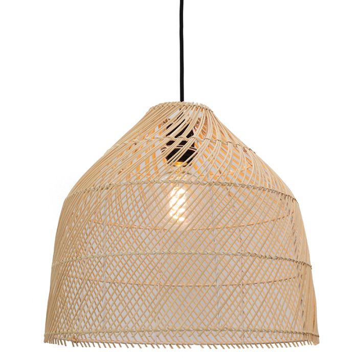 Rattan Pendelleuchte Braun, Marcia