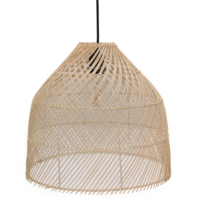 Rattan Pendelleuchte Braun, Marcia