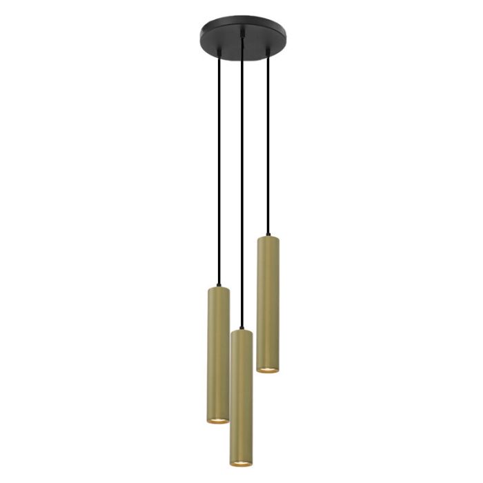 Moderne Pendelleuchte Messing, Nadi