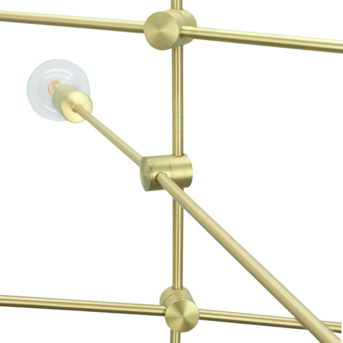 Moderne Pendelleuchte Messing, Nica