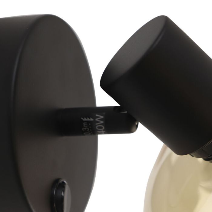Design Wandstrahler Bernstein, Skip, mit Schalter