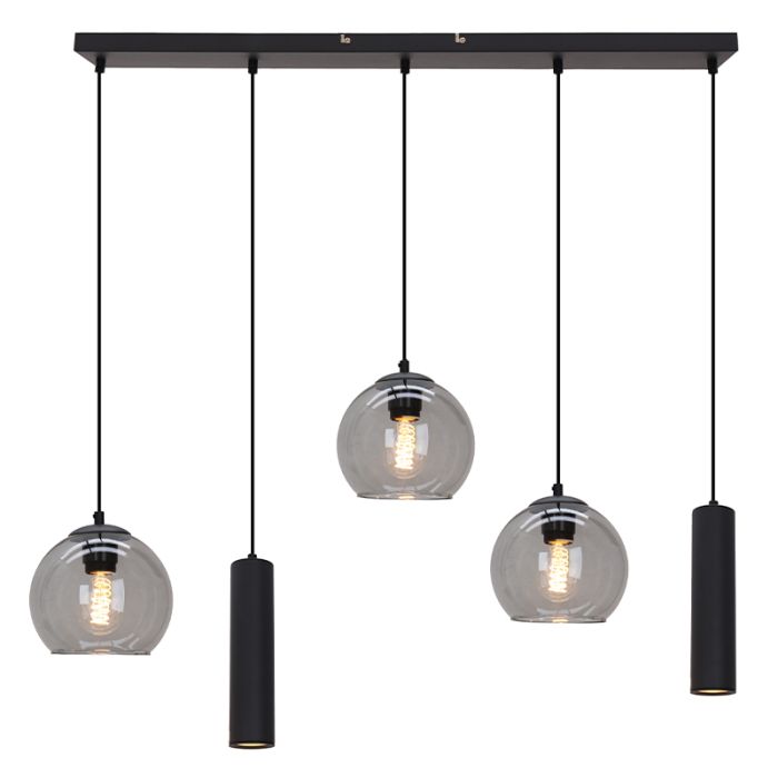 Moderne Pendelleuchte Schwarz, Gianni