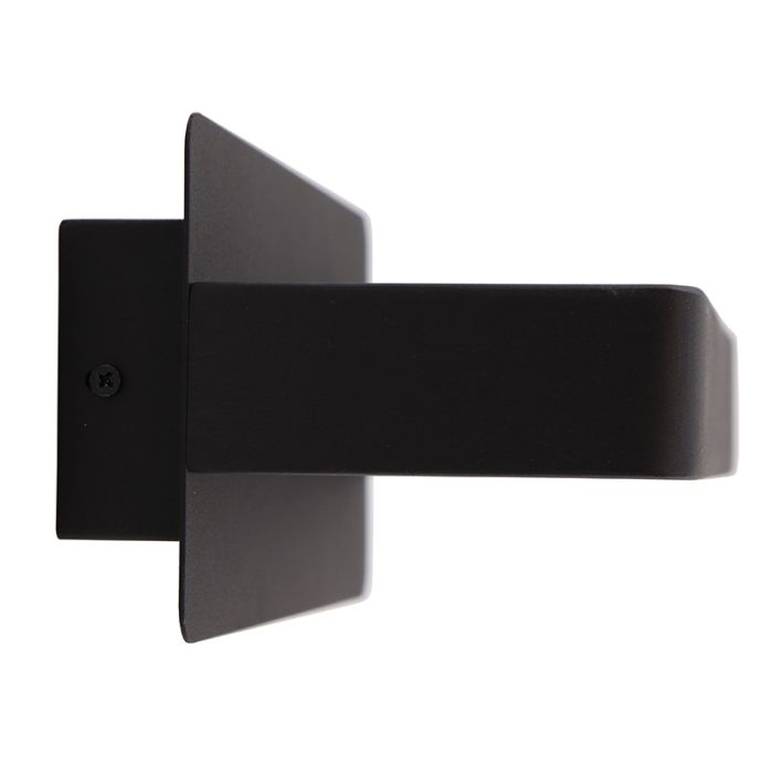 Moderne Wandleuchte Schwarz, Gregor, 10W, 3000K LED, mit Schalter