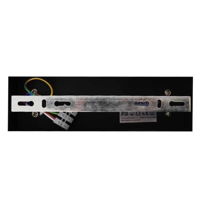 Moderne Wandleuchte Schwarz, Gregor, 10W, 3000K LED, mit Schalter