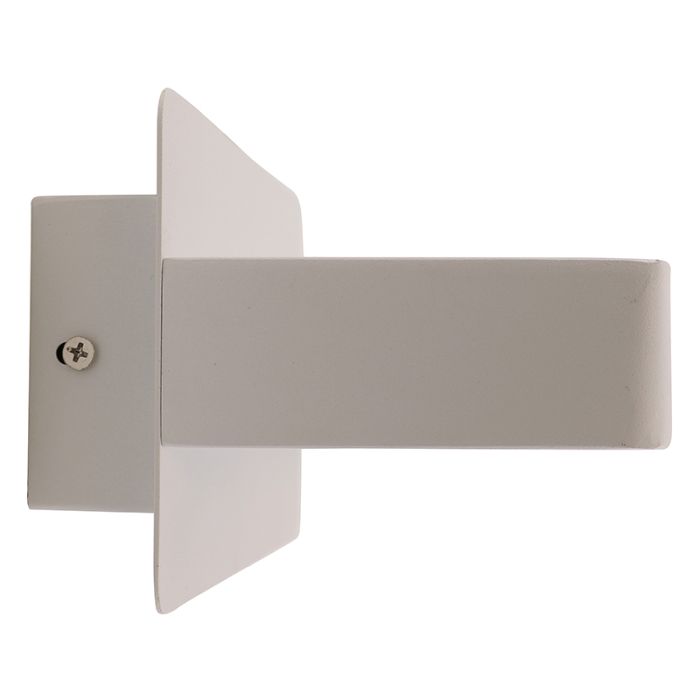 Moderne Wandleuchte Weiß, Gregor, 10W, 3000K LED, mit Schalter
