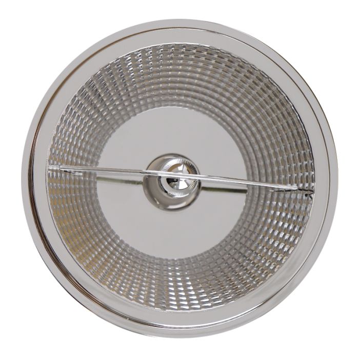 Olucia GU10 (AR111) LED-Lampe Clint, Schwarz, 6W, 2700K