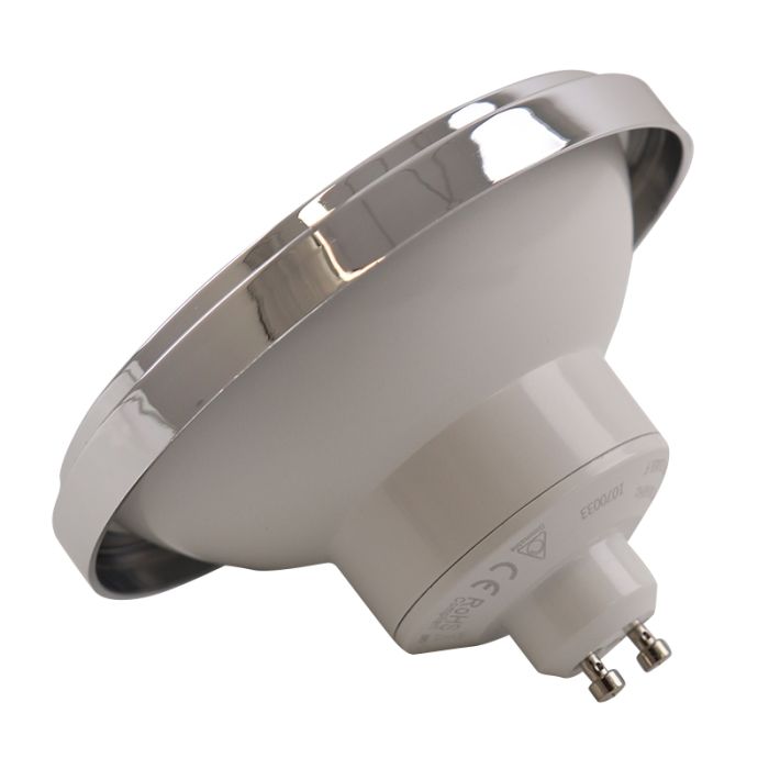 Dimmbare Olucia GU10 (AR111) LED-Lampe Clint, 6W, 4000K