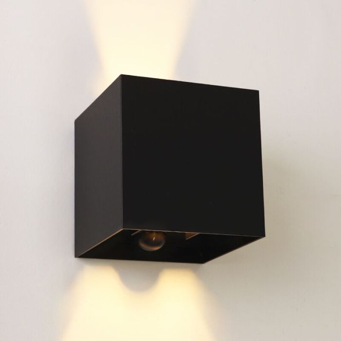 Up down Wandleuchte mit Bewegungssensor, Dion, 6W, 2700K LED, IP65