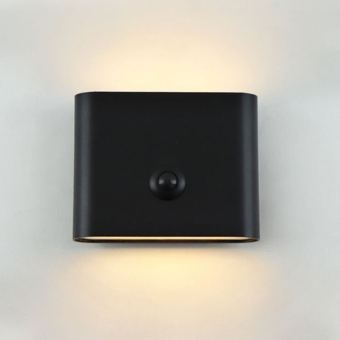 Moderne aufladbare Wandleuchte Schwarz, Rodigo, 1W, 3000K LED, IP44
