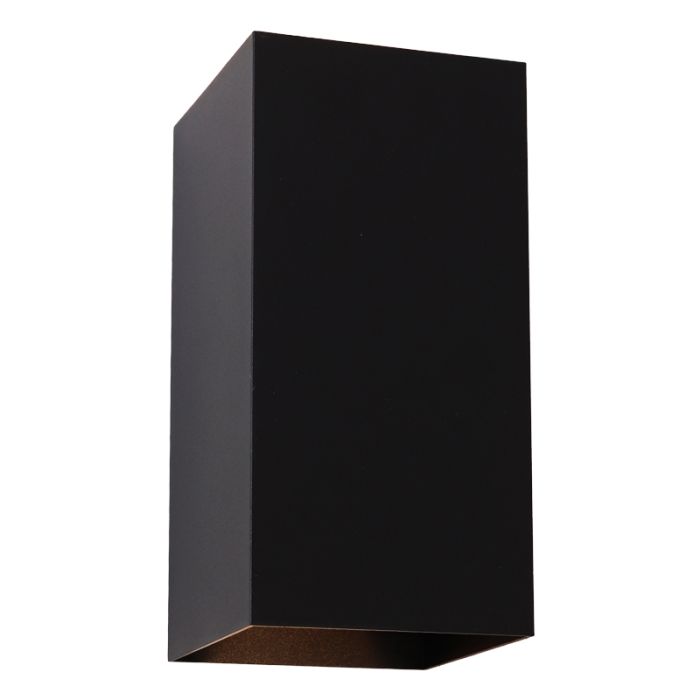 Moderne Außen Wandleuchte mit Dämmerungsmelder Schwarz, Dion, IP65