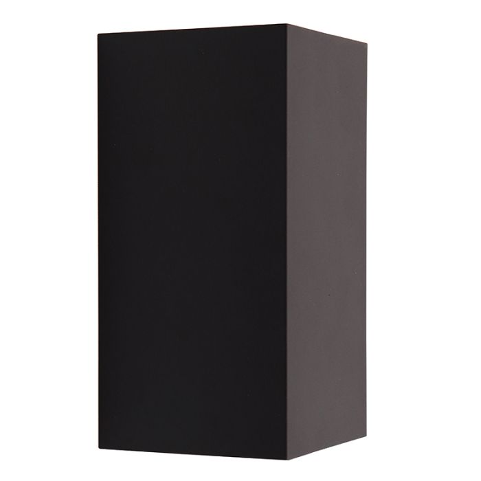 Moderne Außen Wandleuchte mit Dämmerungsmelder Schwarz, Dion, IP65