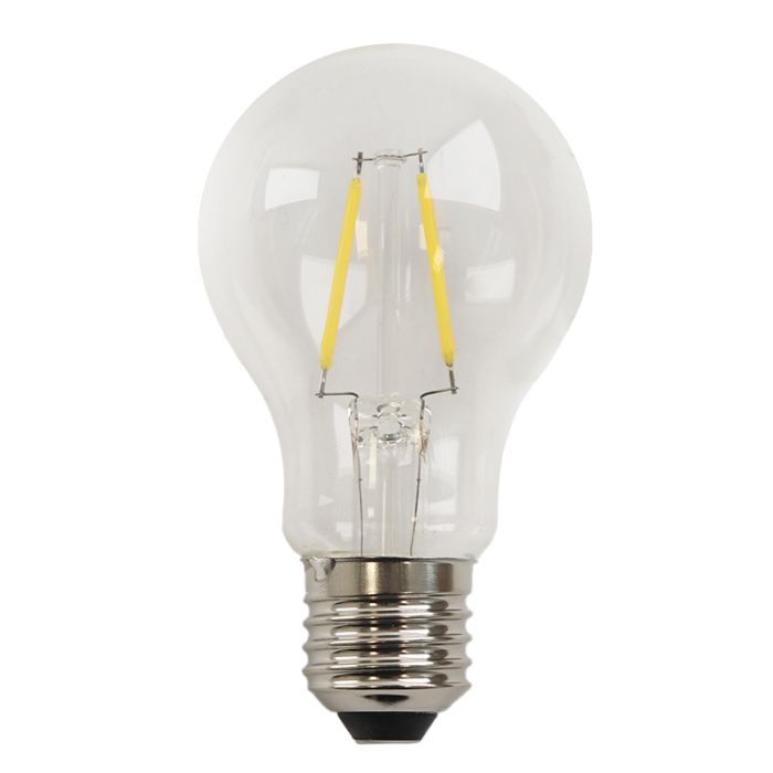 Dimmbare Olucia E27 LED-Filament Lampe Yona, A60, 2W, 2700K