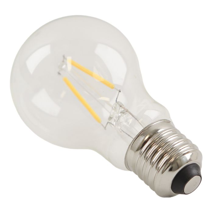 Dimmbare Olucia E27 LED-Filament Lampe Yona, A60, 2W, 2700K