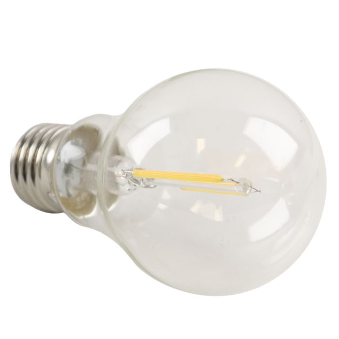 Dimmbare Olucia E27 LED-Filament Lampe Yona, A60, 2W, 2700K