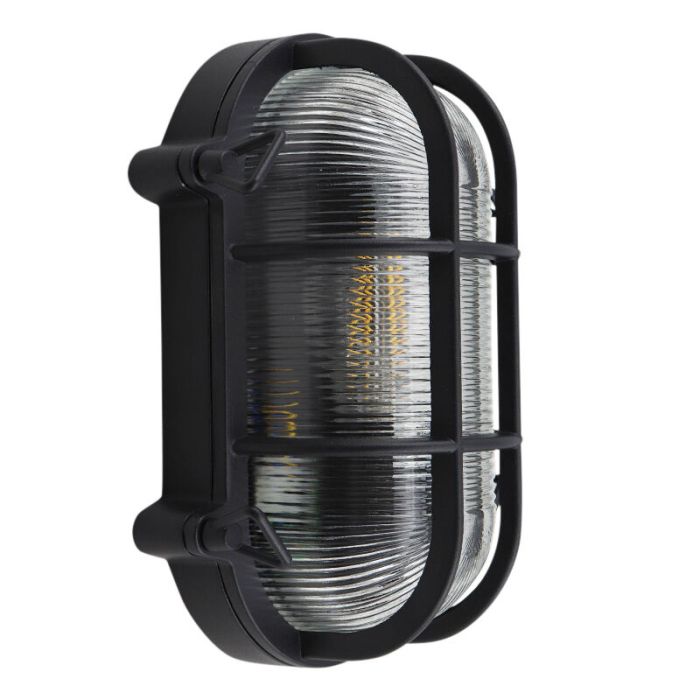 Industrielle Außenleuchte Schwarz, Luce, IP44