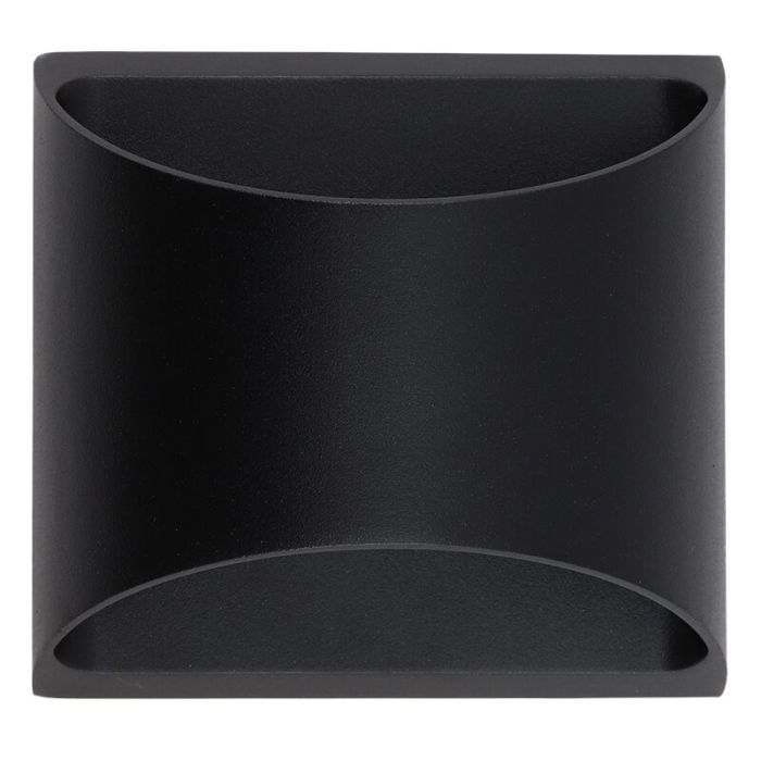 Moderne Außenleuchte Schwarz, Stein, 8W, 3000K LED, IP54