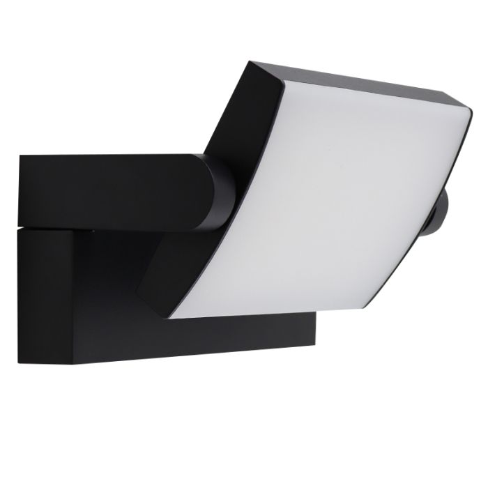 Moderne Außenleuchte Schwarz, Alet, 12,5W, 3000K LED, IP54