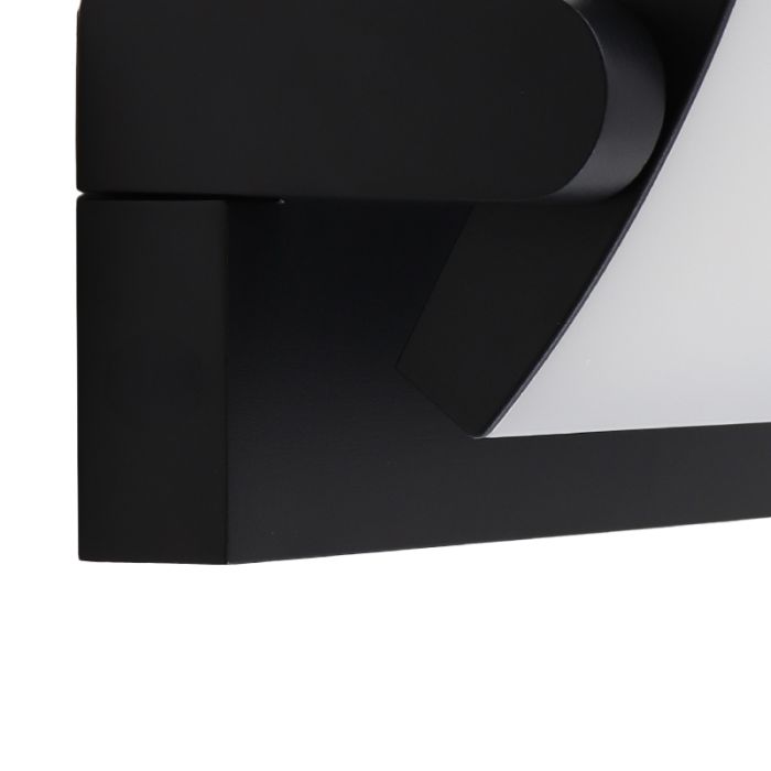 Moderne Außenleuchte Schwarz, Alet, 12,5W, 3000K LED, IP54