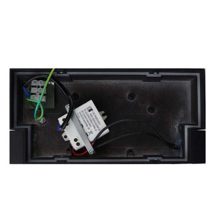 Moderne Außenleuchte Schwarz, Alet, 12,5W, 3000K LED, IP54