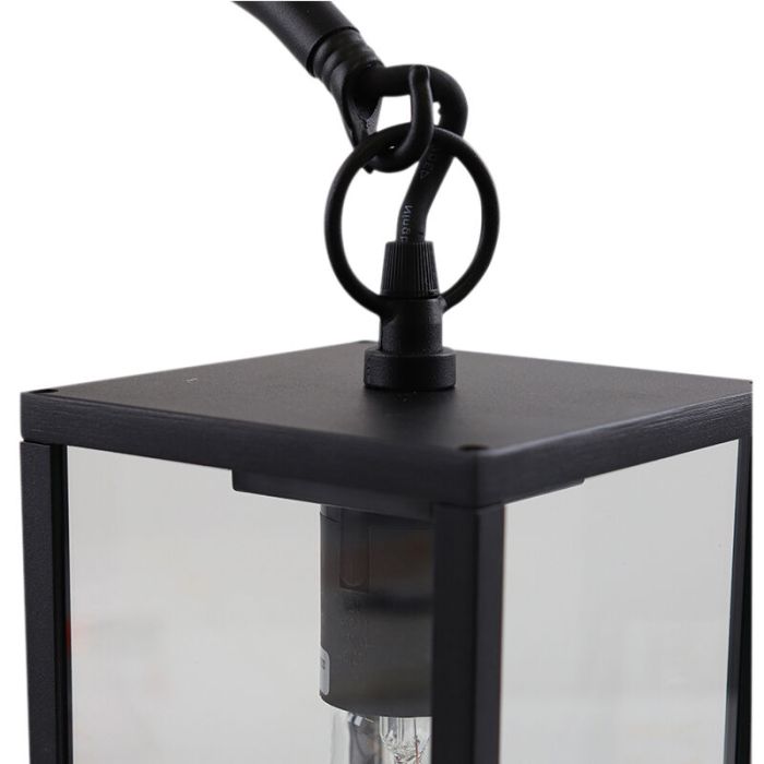 Antik Außenleuchte Schwarz, Janco, IP44