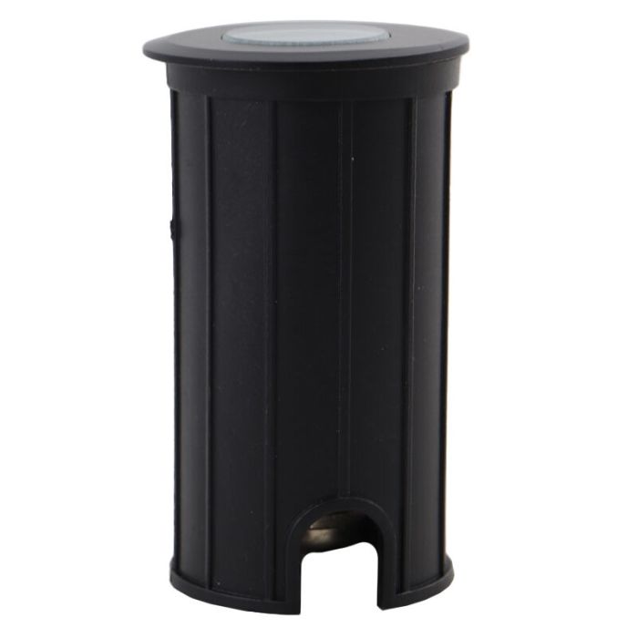 Aluminium Bodeneinbaustrahler außen Schwarz, Catamarca, 3W, 2700K LED, IP68