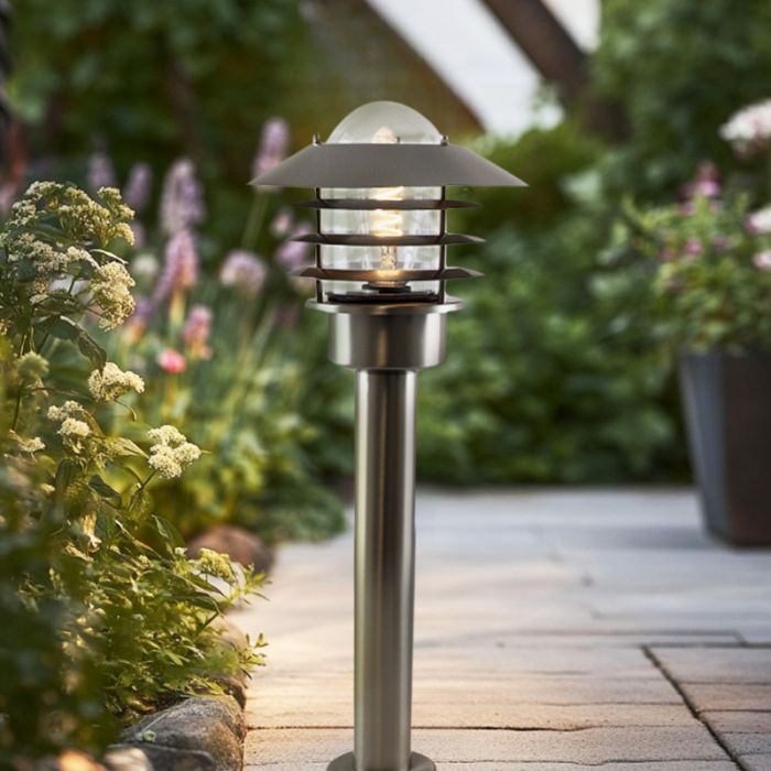 Edelstahl Außenleuchte Silber, Felice, IP44
