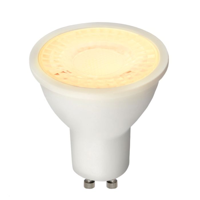 Dimmbare Olucia GU10 LED-Lampe Antonie, 5W, 2700K