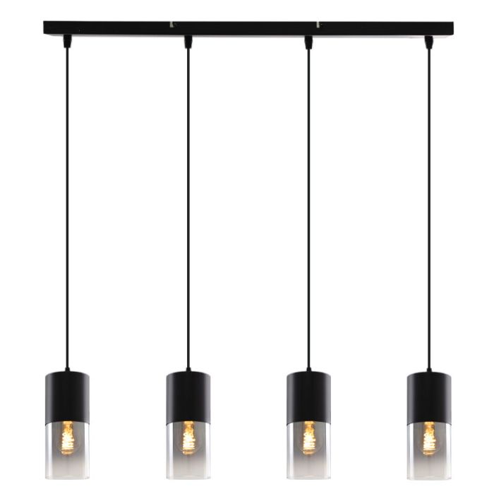 Moderne Pendelleuchte Schwarz, Huy