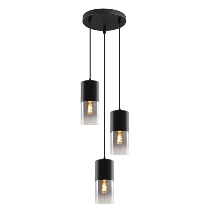 Moderne Pendelleuchte Schwarz, Huy