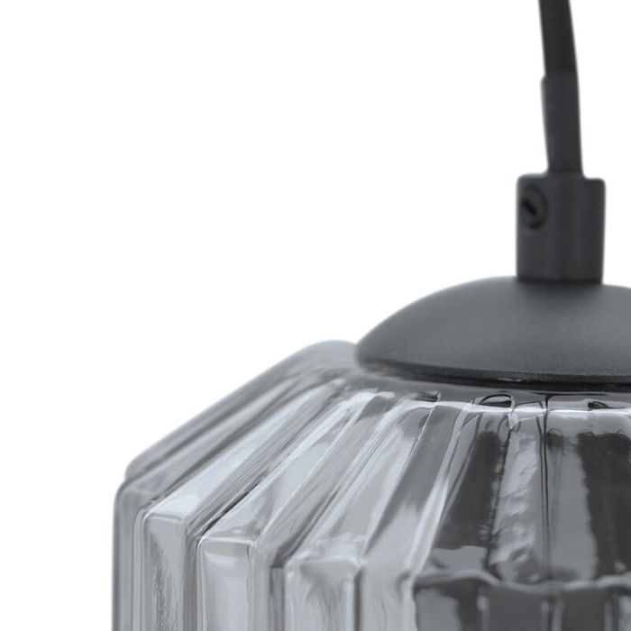 Retro Pendelleuchte Transparent, Jisca