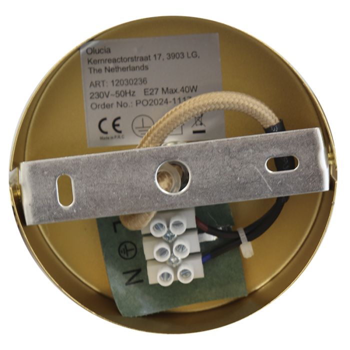 Design Pendelleuchte Gold, Sep